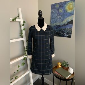 Miss Patina Teal Pembroke Dress